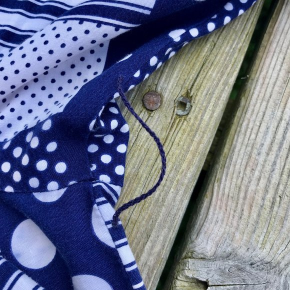 Pretty in Patchwork Full-Skirt Dress (VINTAGE) - Picture 13 of 13